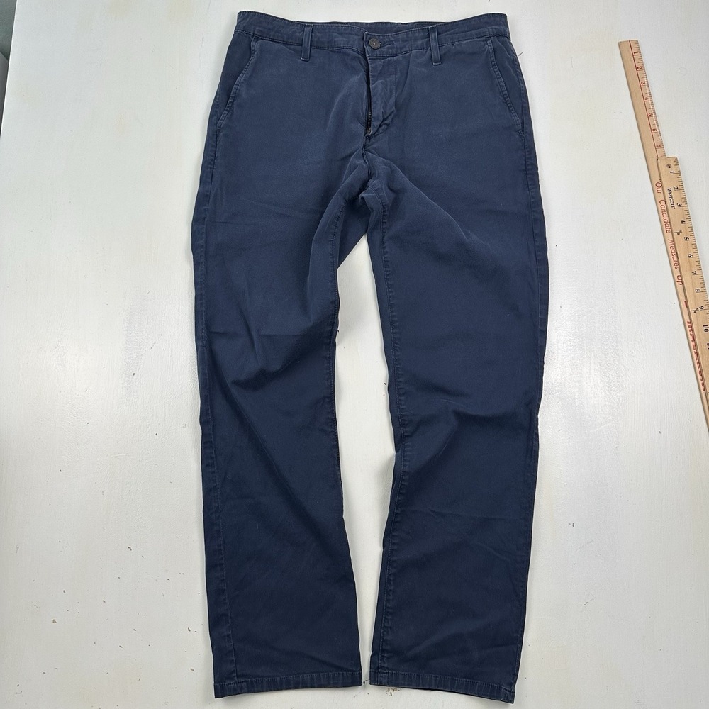 Ag Adriano Goldschmied The Marshall Slim Trousers Men‎ 32x30 Blue Chino Pants - Picture 4 of 12